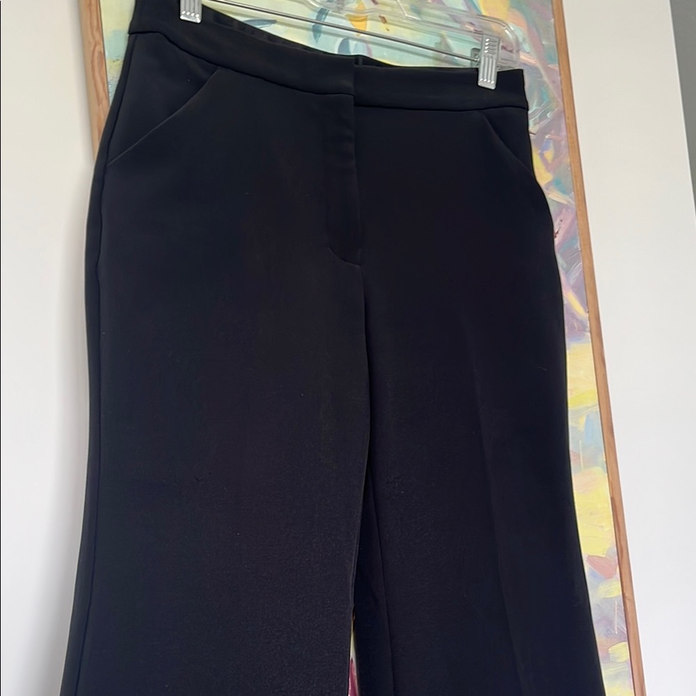 Express high rise editor flare Black Trousers 4R - Picture 2 of 9